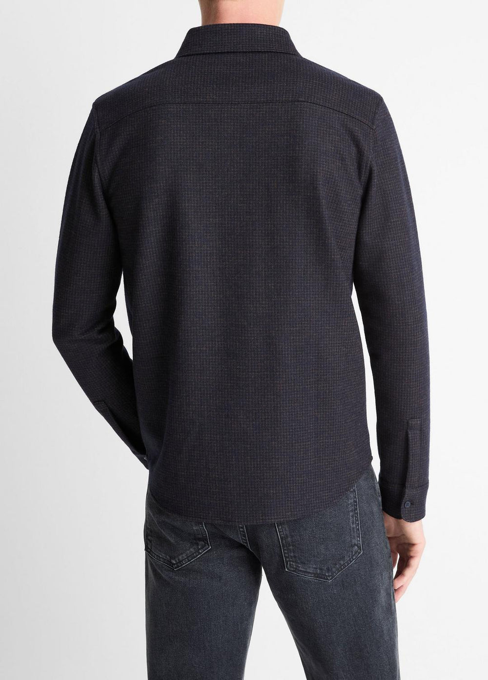 Tattersall Plaid Button-Down Shirt in Long Sleeve | VINCE Men
