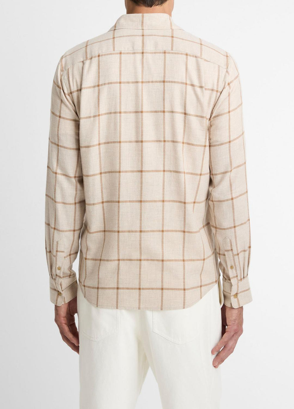 Rockery Plaid Cotton Button-Front Shirt in Long Sleeve | VINCE Men