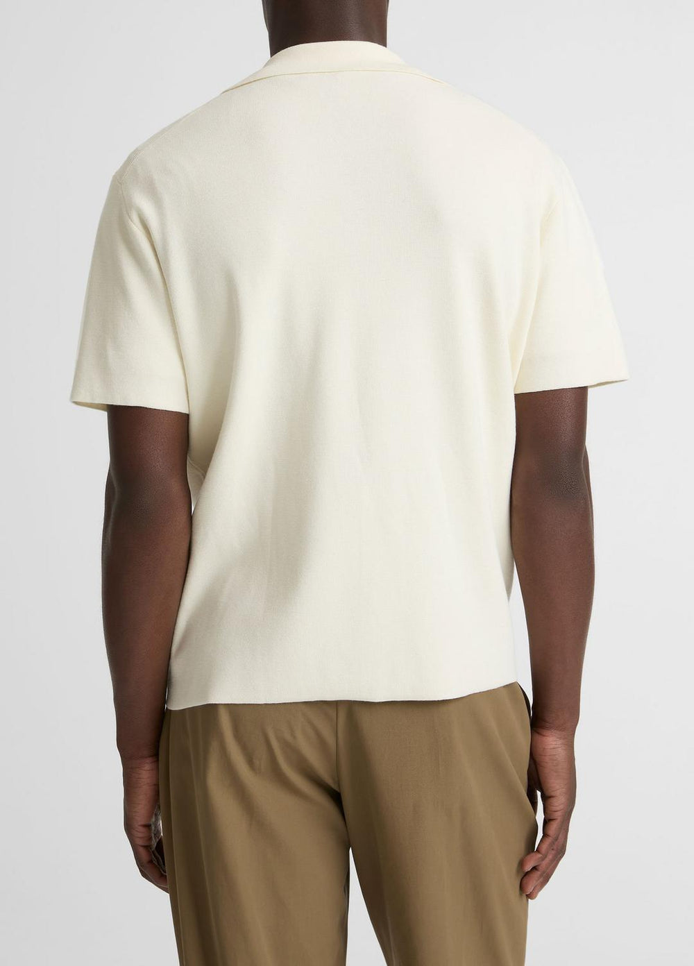 Merino Wool Cabana Shirt  in Short Sleeve | VINCE Men