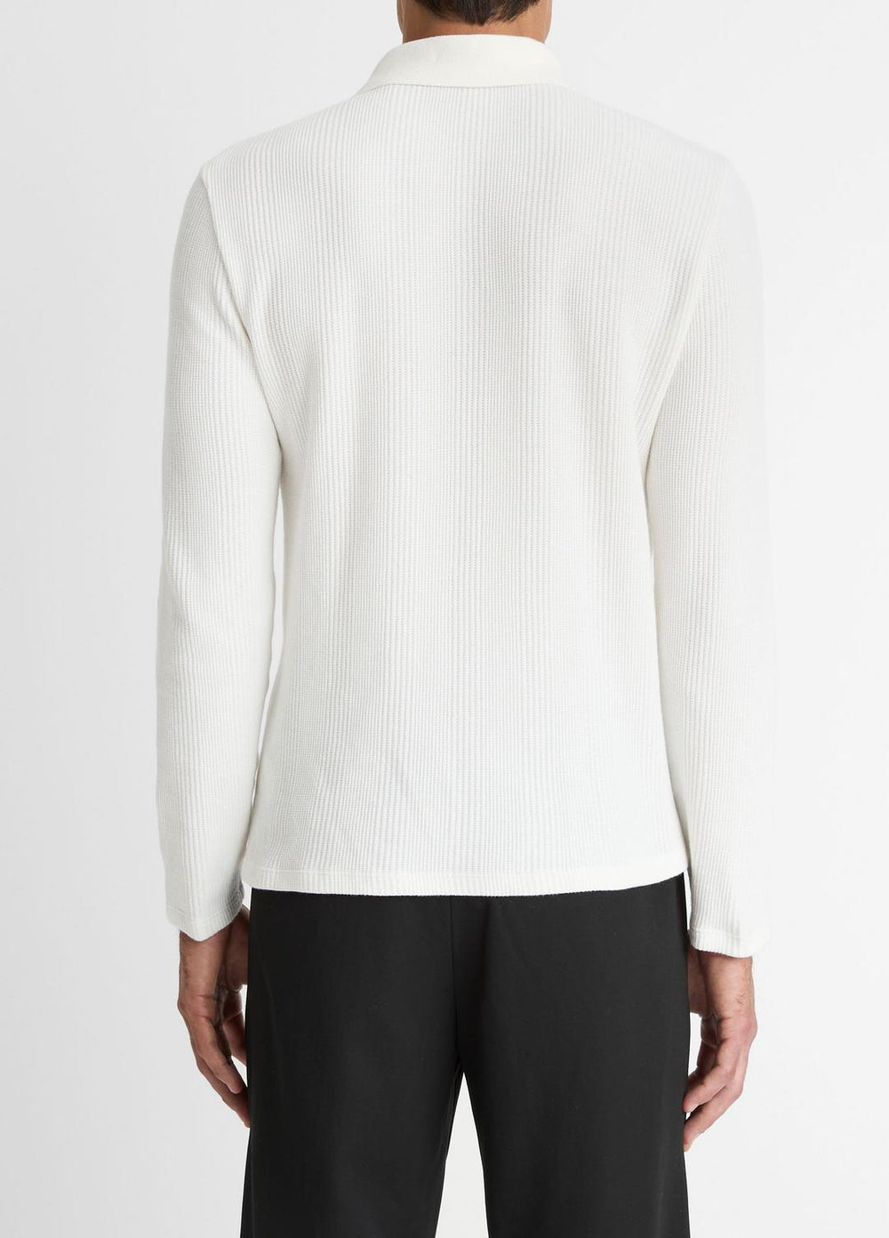 Variegated Cotton Polo Shirt in Henleys & Polos | VINCE Men