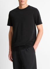 Garment Dye Cotton T-Shirt in Short Sleeve | VINCE Men