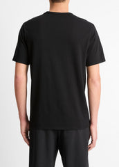 Garment Dye Cotton T-Shirt in Short Sleeve | VINCE Men
