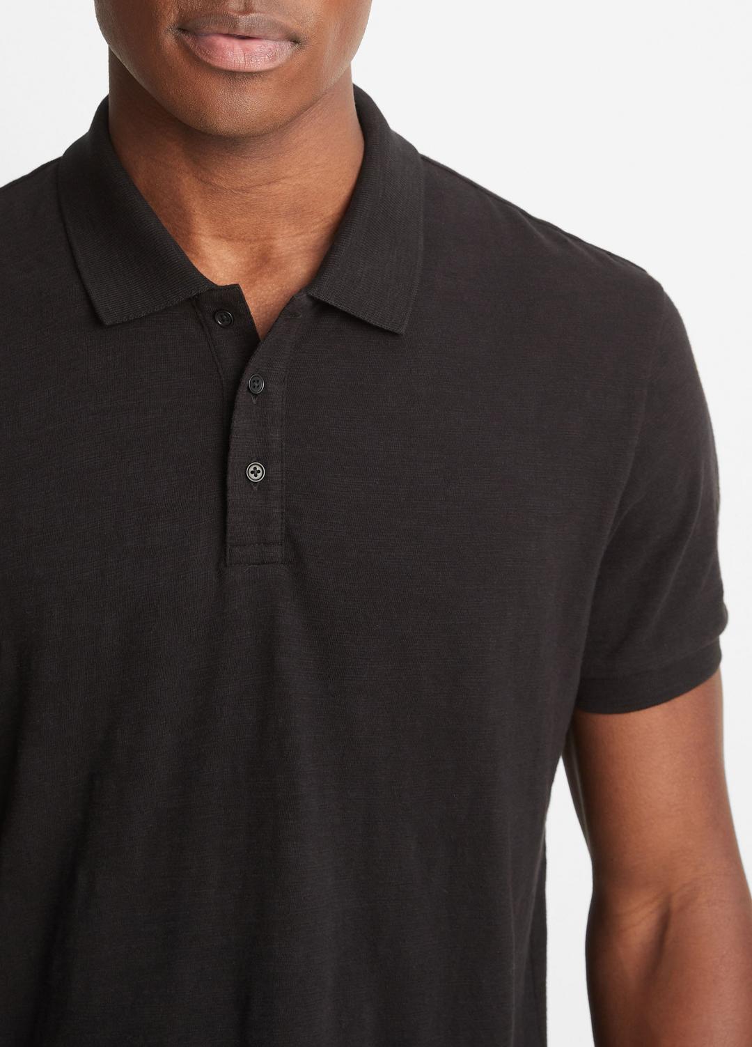Classic Slub Polo Shirt in Henleys & Polos | VINCE Men