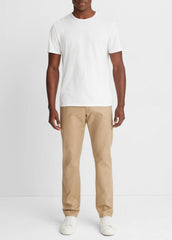 Garment Dye Cotton T-Shirt in Short Sleeve | VINCE Men