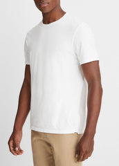 Garment Dye Cotton T-Shirt in Short Sleeve | VINCE Men