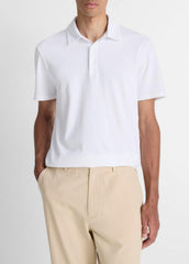 Garment Dye Cotton Polo Shirt in Henleys & Polos | VINCE Men