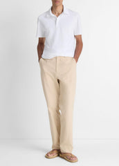 Garment Dye Cotton Polo Shirt in Henleys & Polos | VINCE Men