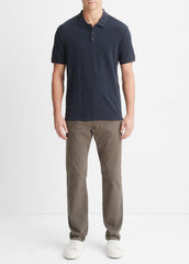 Classic Slub Polo Shirt in Henleys & Polos | VINCE Men