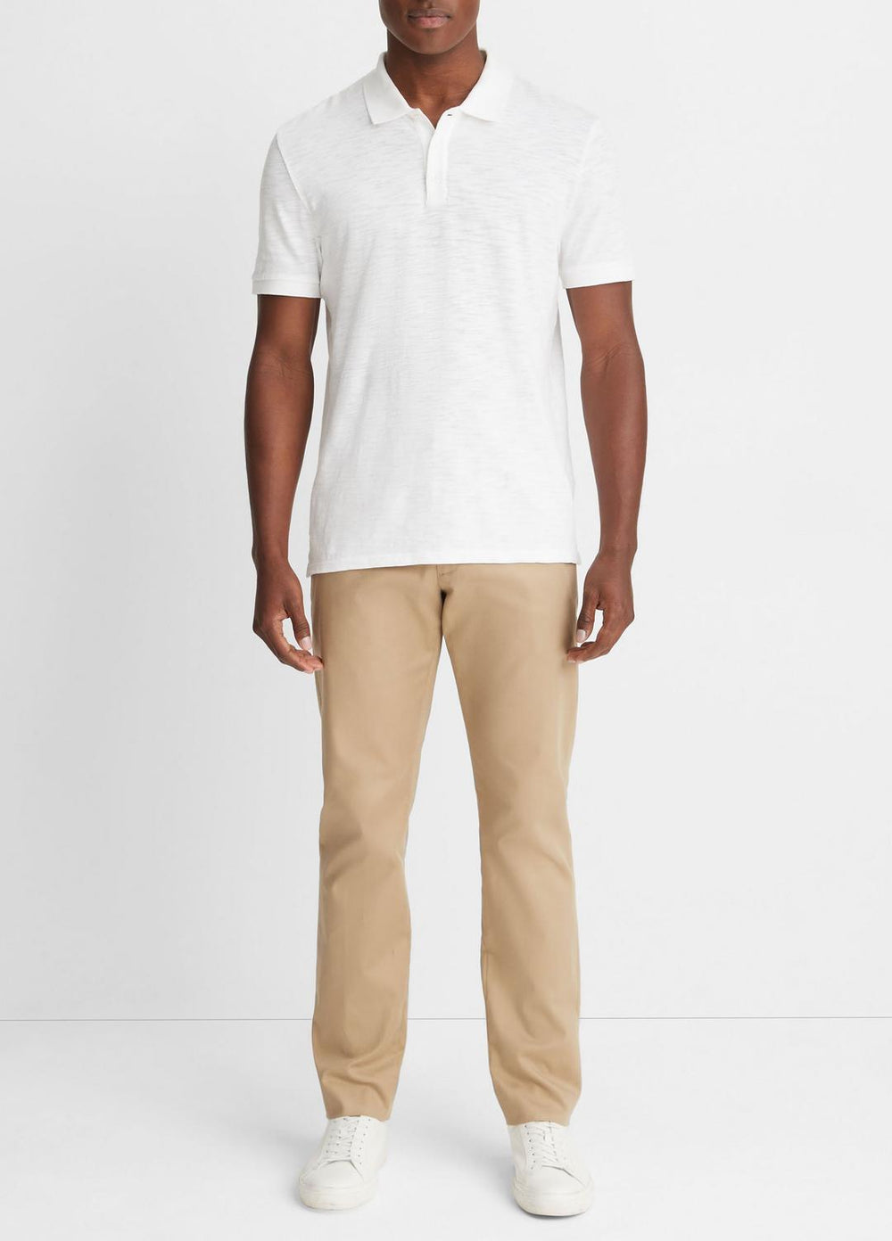 Classic Slub Polo Shirt in Henleys & Polos | VINCE Men