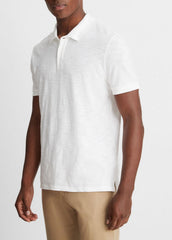 Classic Slub Polo Shirt in Henleys & Polos | VINCE Men