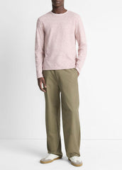 Space-Dye Cotton-Blend Long-Sleeve T-Shirt in Long Sleeve | VINCE Men