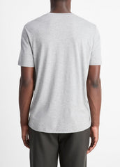 Pima Cotton V-Neck T-Shirt in Short Sleeve | VINCE Men