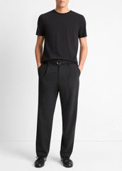 Pima Cotton Crew Neck T-Shirt in Short Sleeve | VINCE Men