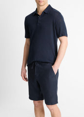 Linen Polo Shirt in Henleys & Polos | VINCE Men