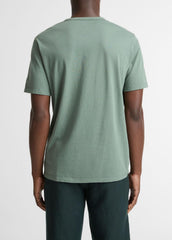 Garment Dye Cotton T-Shirt in Short Sleeve | VINCE Men