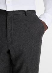 Wool-Silk Flannel Classic Pant in Trousers | VINCE Men