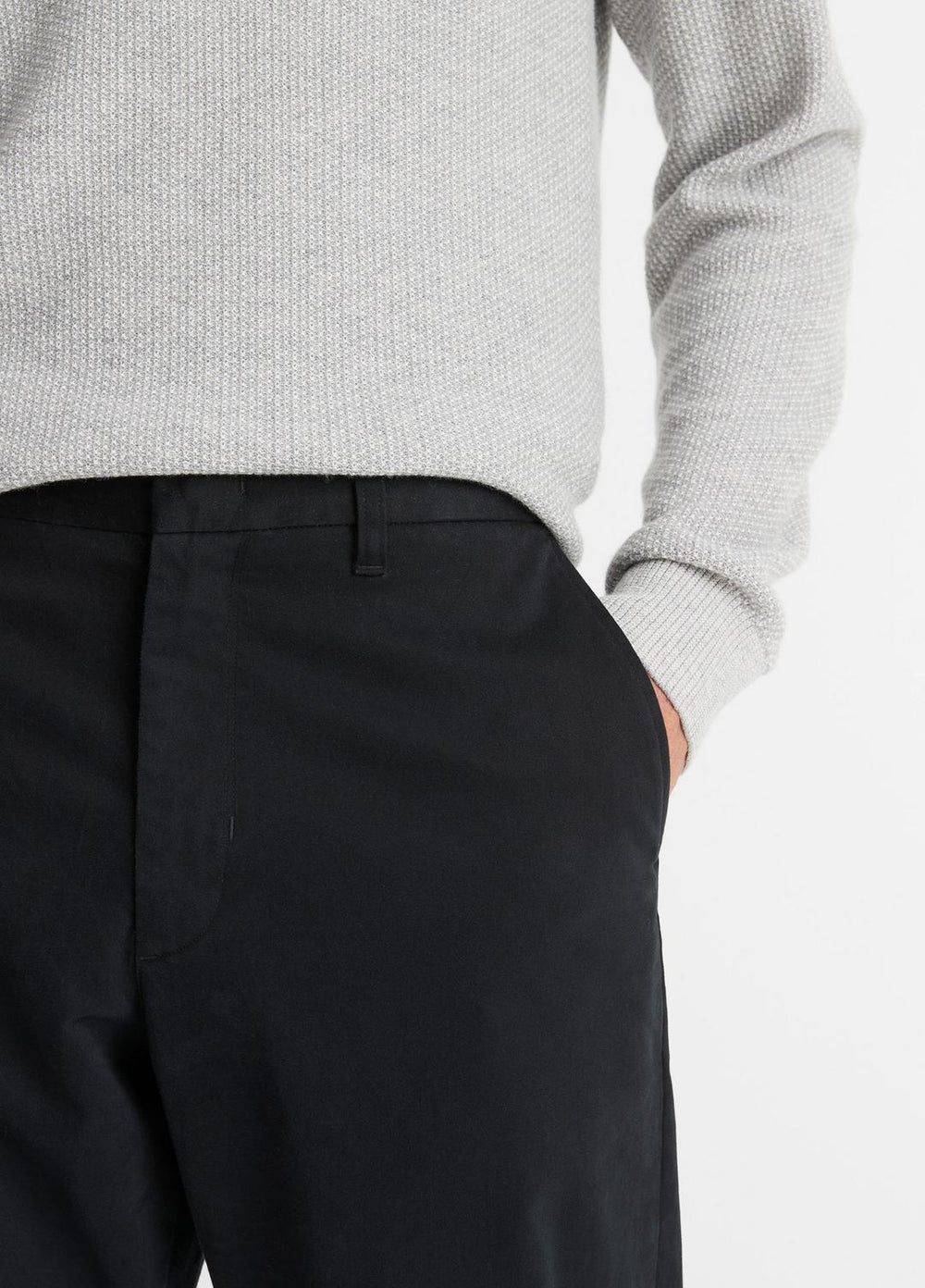 Louie Relaxed Stretch-Cotton Pant in Trousers | VINCE Men