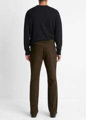 Dylan Slim 5-Pocket Peached Stretch-Cotton Pant in Trousers | VINCE Men