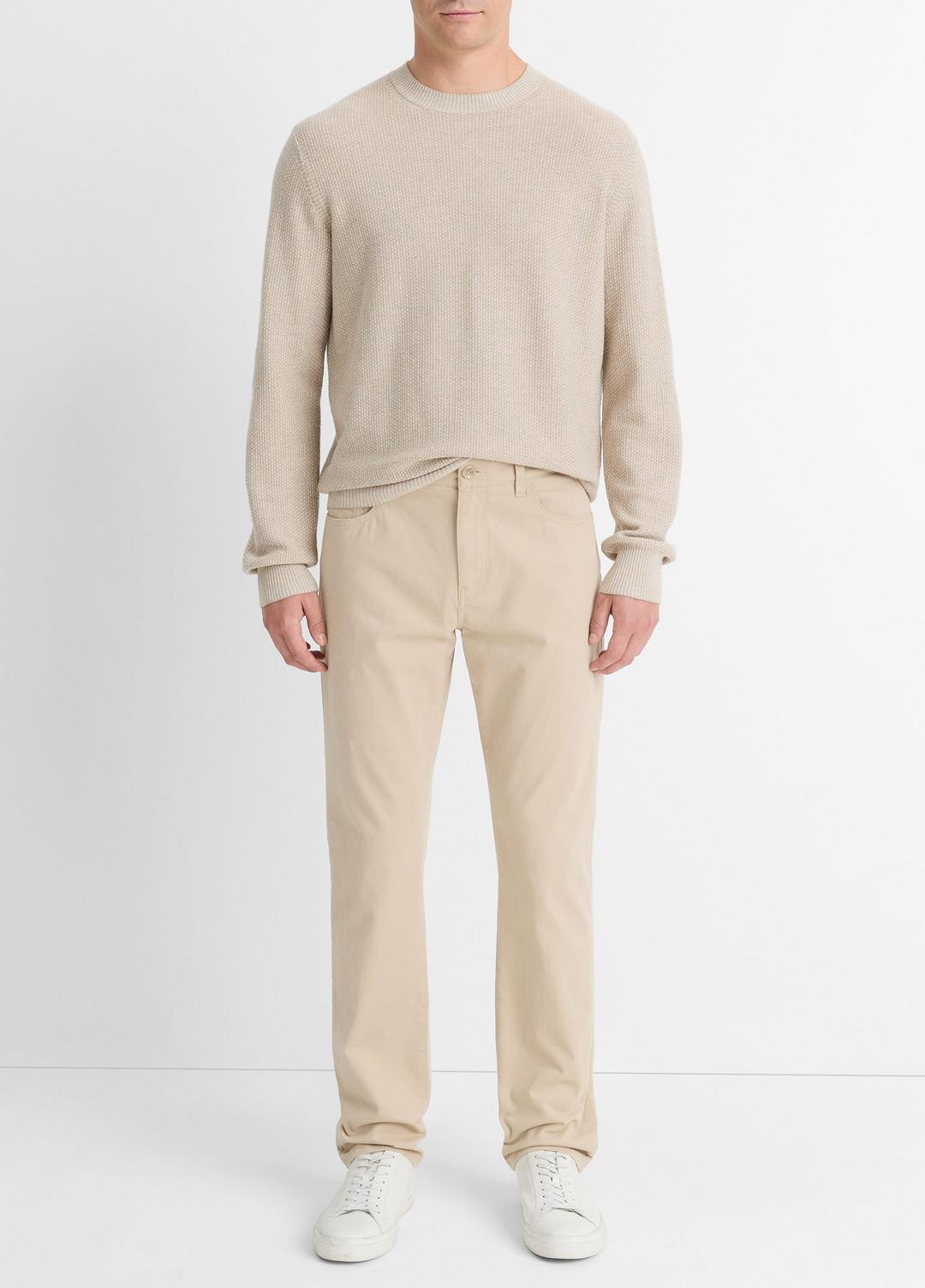 Dylan Slim 5-Pocket Peached Stretch-Cotton Pant in Trousers | VINCE Men