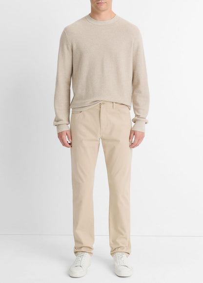 Dylan Slim 5-Pocket Peached Stretch-Cotton Pant in Trousers | VINCE Men