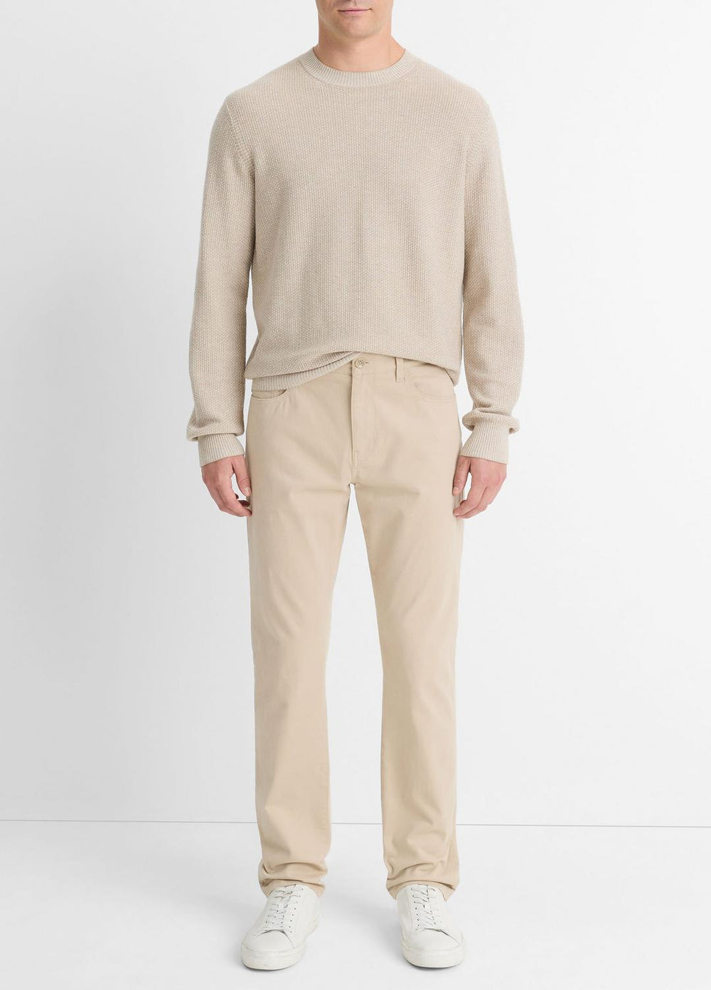 Dylan Slim 5-Pocket Peached Stretch-Cotton Pant in Trousers | VINCE Men