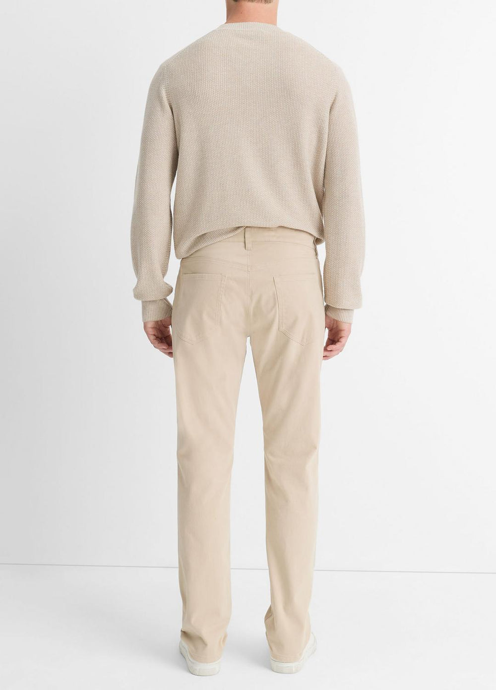 Dylan Slim 5-Pocket Peached Stretch-Cotton Pant in Trousers | VINCE Men
