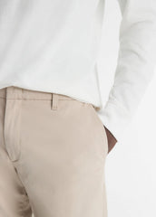 Dylan Slim Cotton Chino Pant in Trousers | VINCE Men