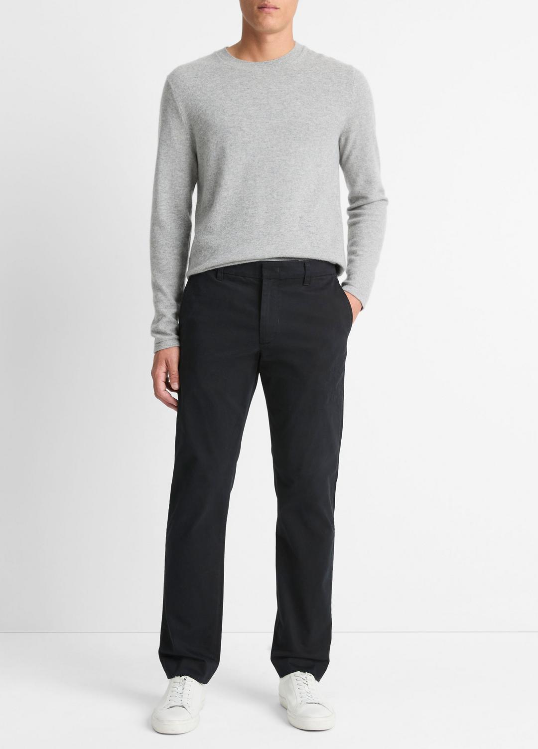 Dylan Slim Cotton Chino Pant in Trousers | VINCE Men