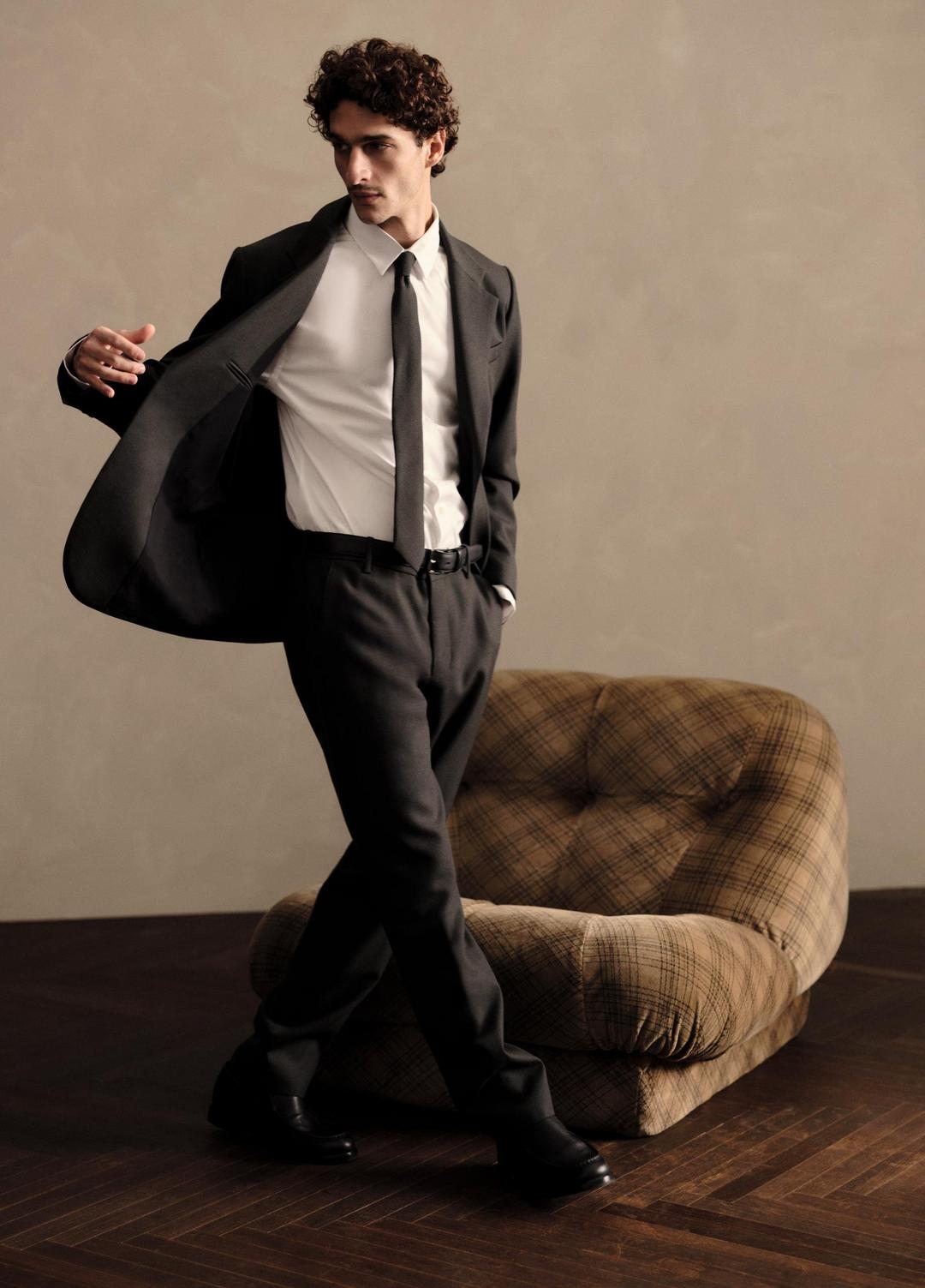 Owen Athletic Wool Suiting Pant in Trousers | VINCE Men
