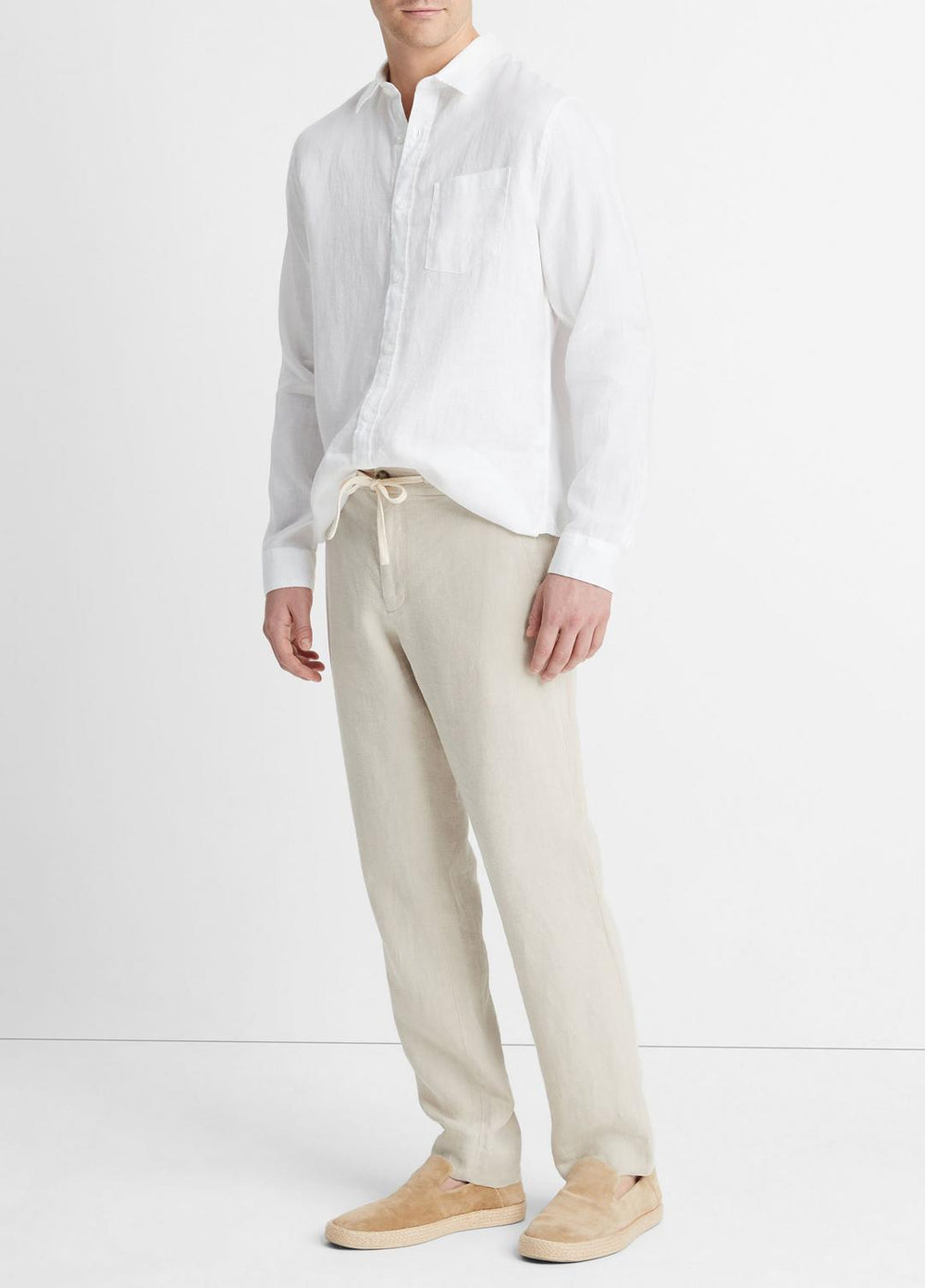 Lightweight Hemp Pant in Trousers | VINCE Men
