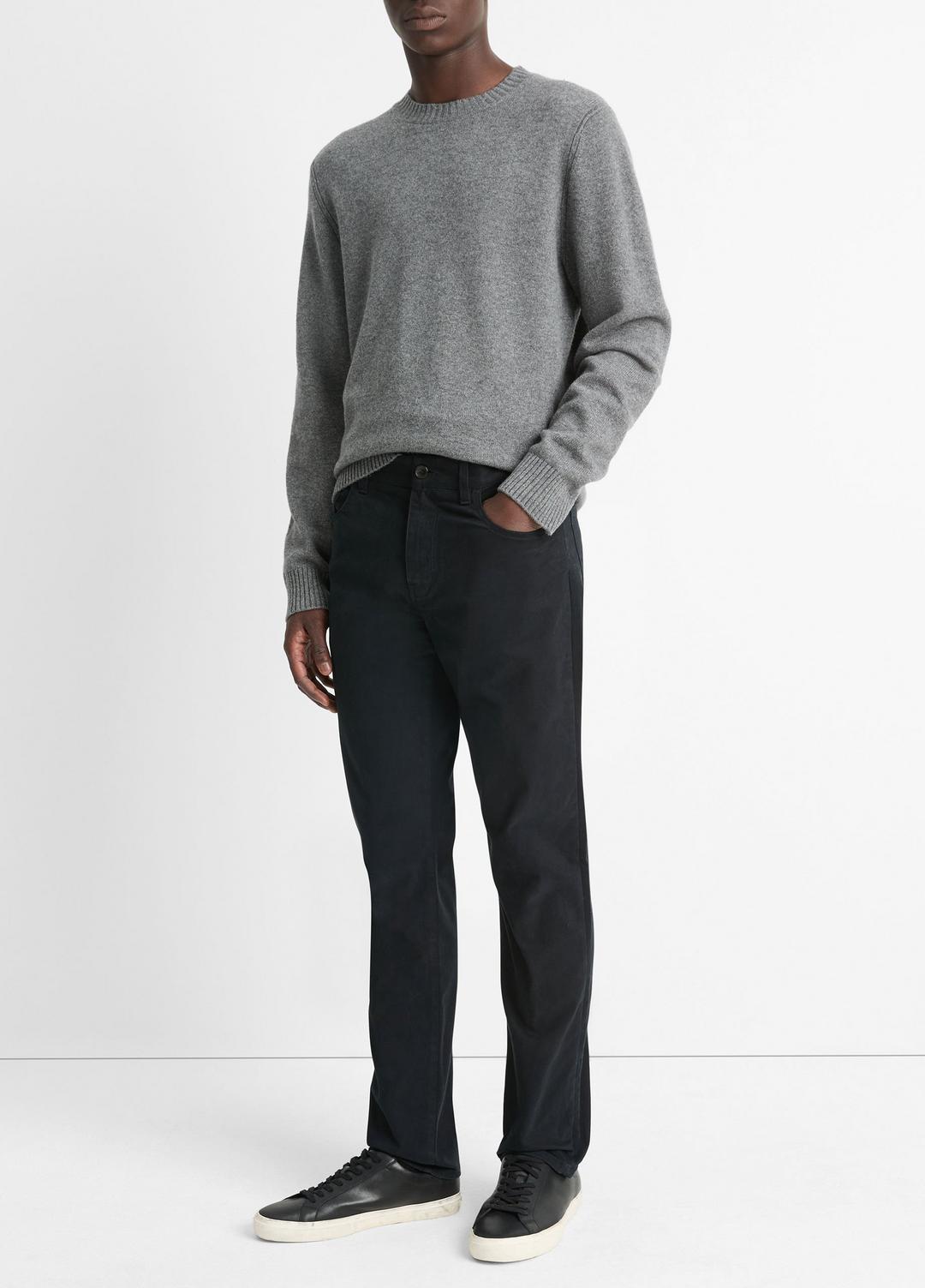 Dylan Slim 5-Pocket Peached Stretch-Cotton Pant in Trousers | VINCE Men