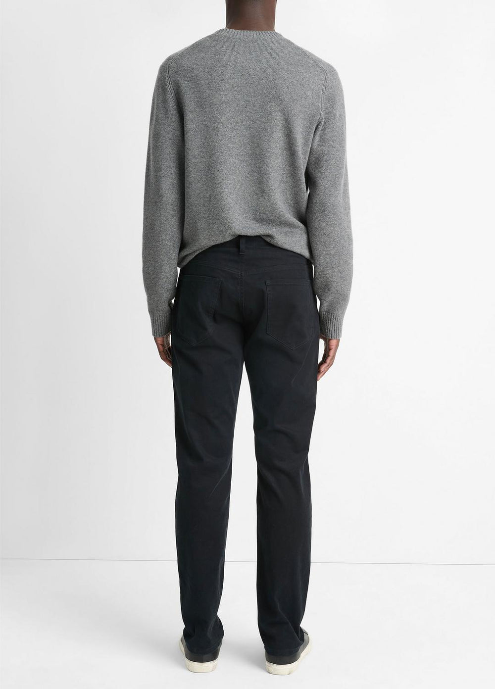 Dylan Slim 5-Pocket Peached Stretch-Cotton Pant in Trousers | VINCE Men