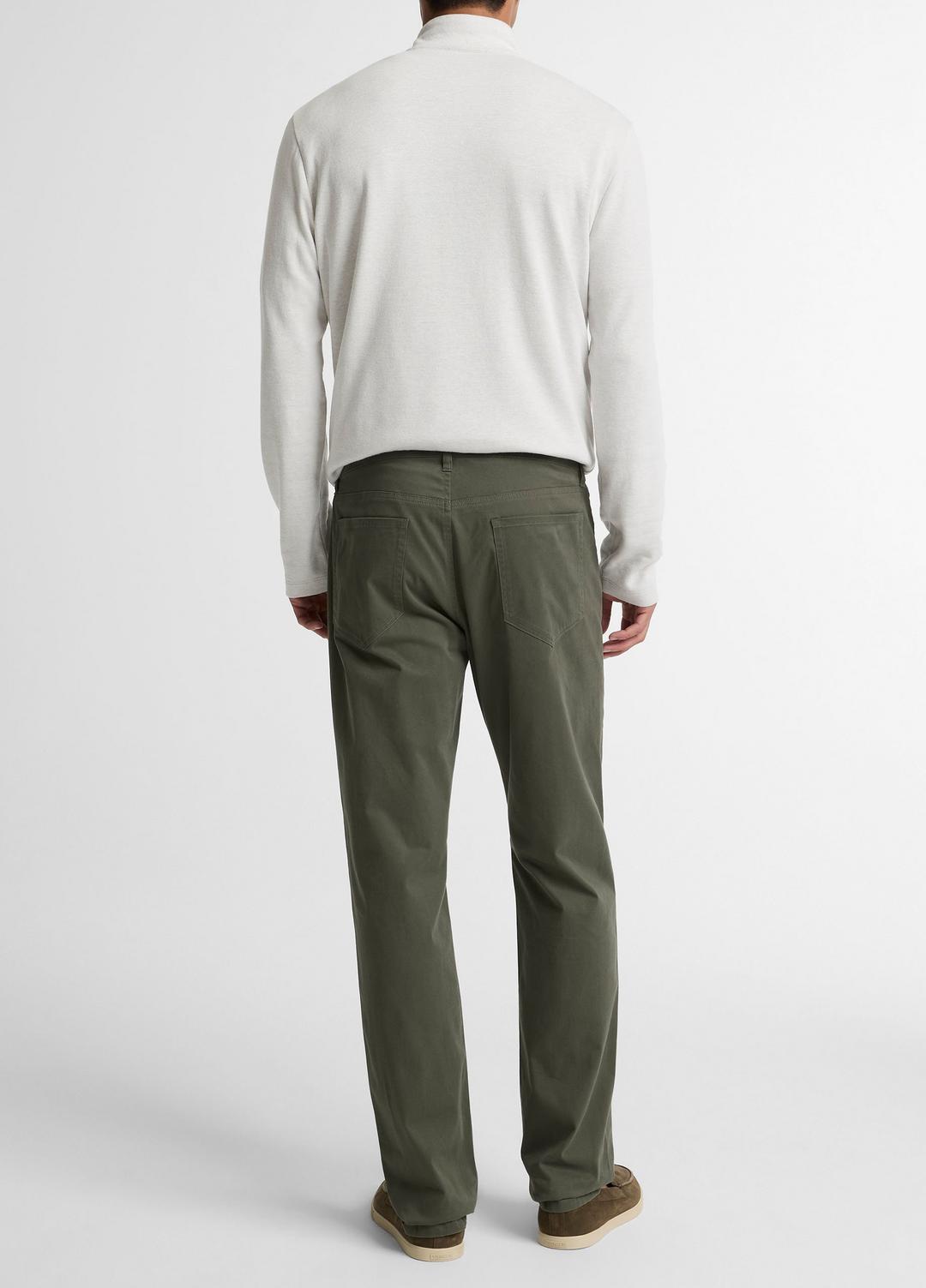 Dylan Slim 5-Pocket Cotton Sateen Pant in Trousers | VINCE Men