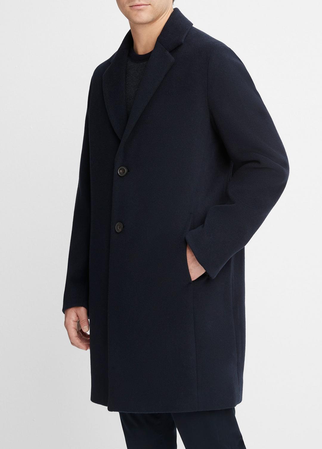 Classic Italian Wool-Blend Coat in Jackets & Outerwear | VINCE Men