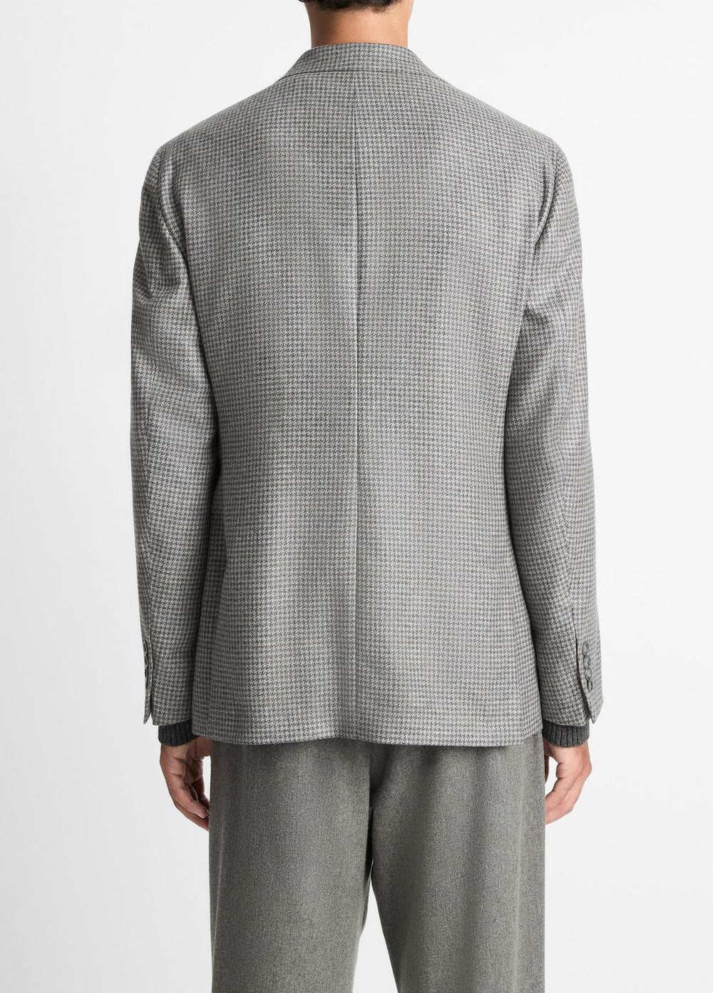 Houndstooth Cashmere Relaxed Sport Coat in Blazers | VINCE Men