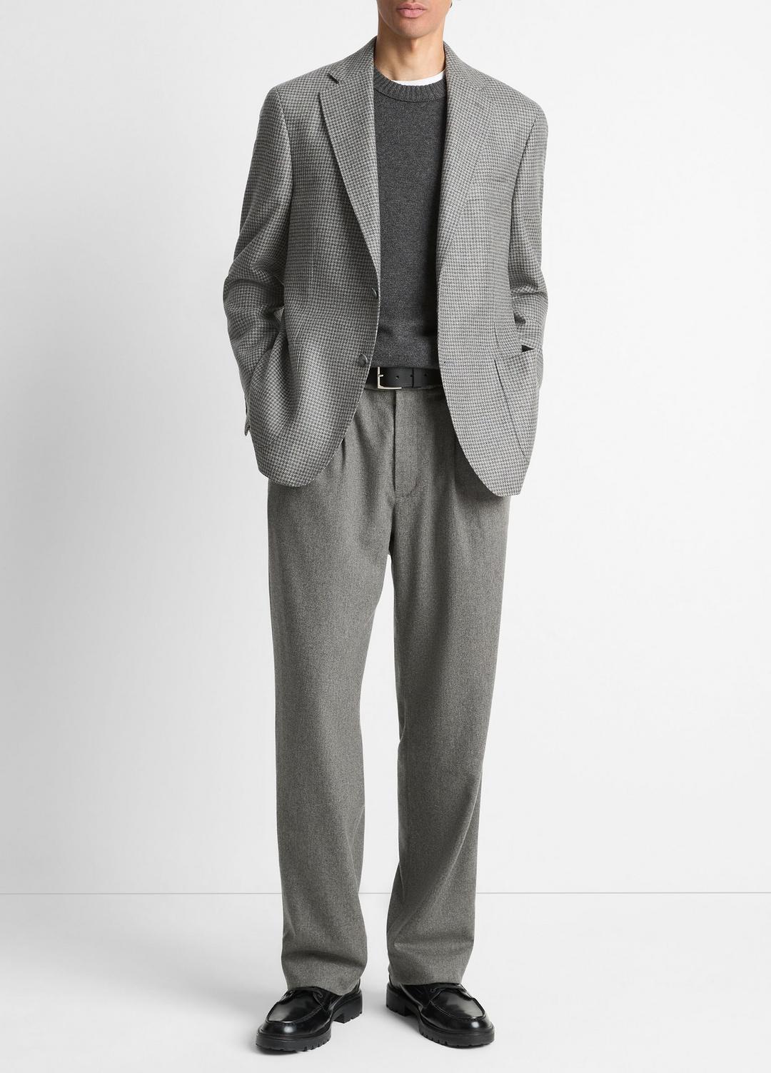 Houndstooth Cashmere Relaxed Sport Coat in Blazers | VINCE Men