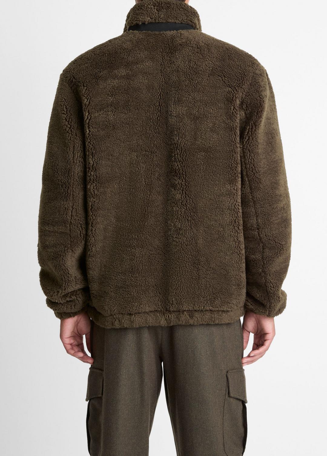 Sherpa Zip Jacket in Jackets | VINCE Men