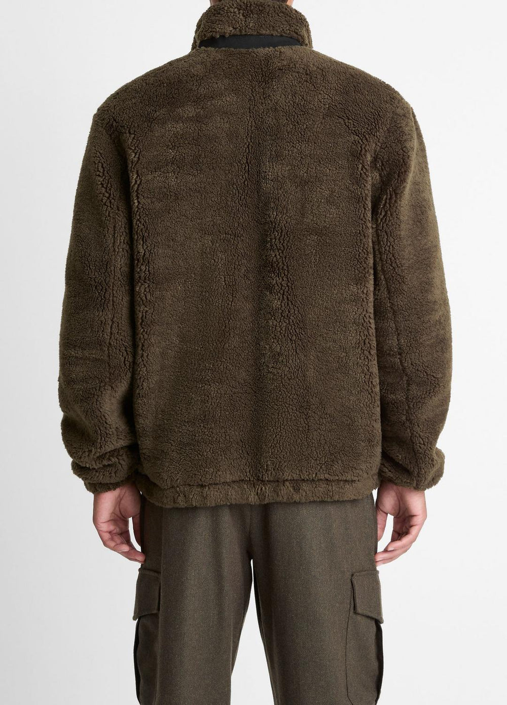 Sherpa Zip Jacket in Jackets | VINCE Men