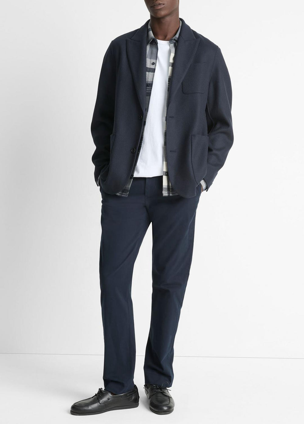 Italian Splittable Wool-Blend Blazer in Jackets & Outerwear | VINCE Men