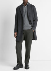 Classic Italian Wool-Blend Coat in Jackets & Outerwear | VINCE Men