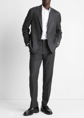 Wool-Silk Flannel Relaxed Sport Coat in Blazers | VINCE Men