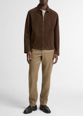 Suede Moto Jacket in Jackets | VINCE Men
