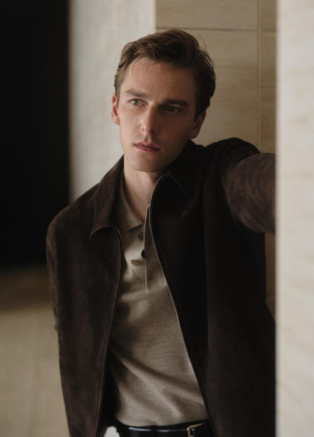 Suede Moto Jacket in Jackets | VINCE Men