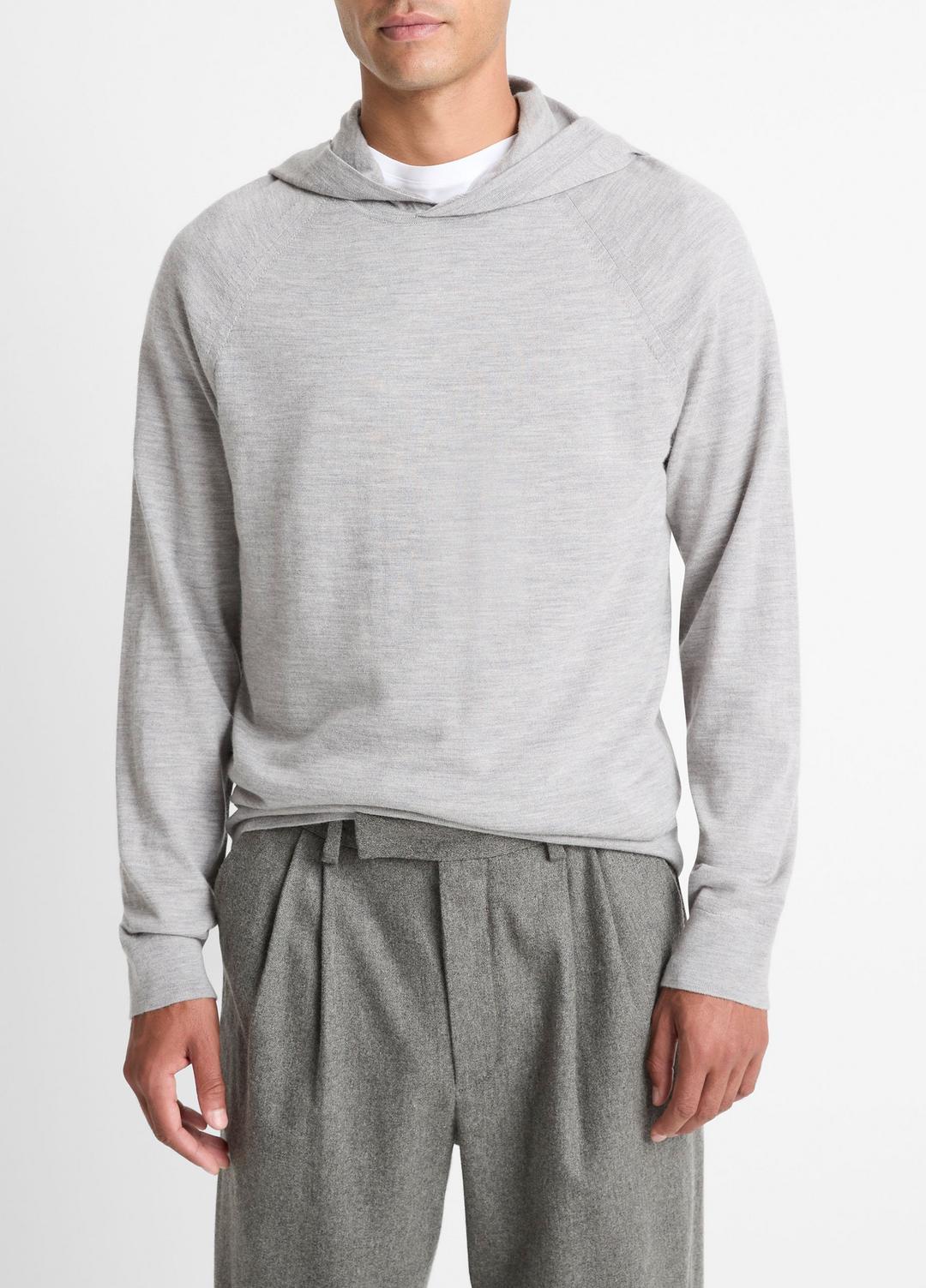 Featherweight Merino Wool-Cashmere Hoodie in Sweatshirts & Hoodies | VINCE Men