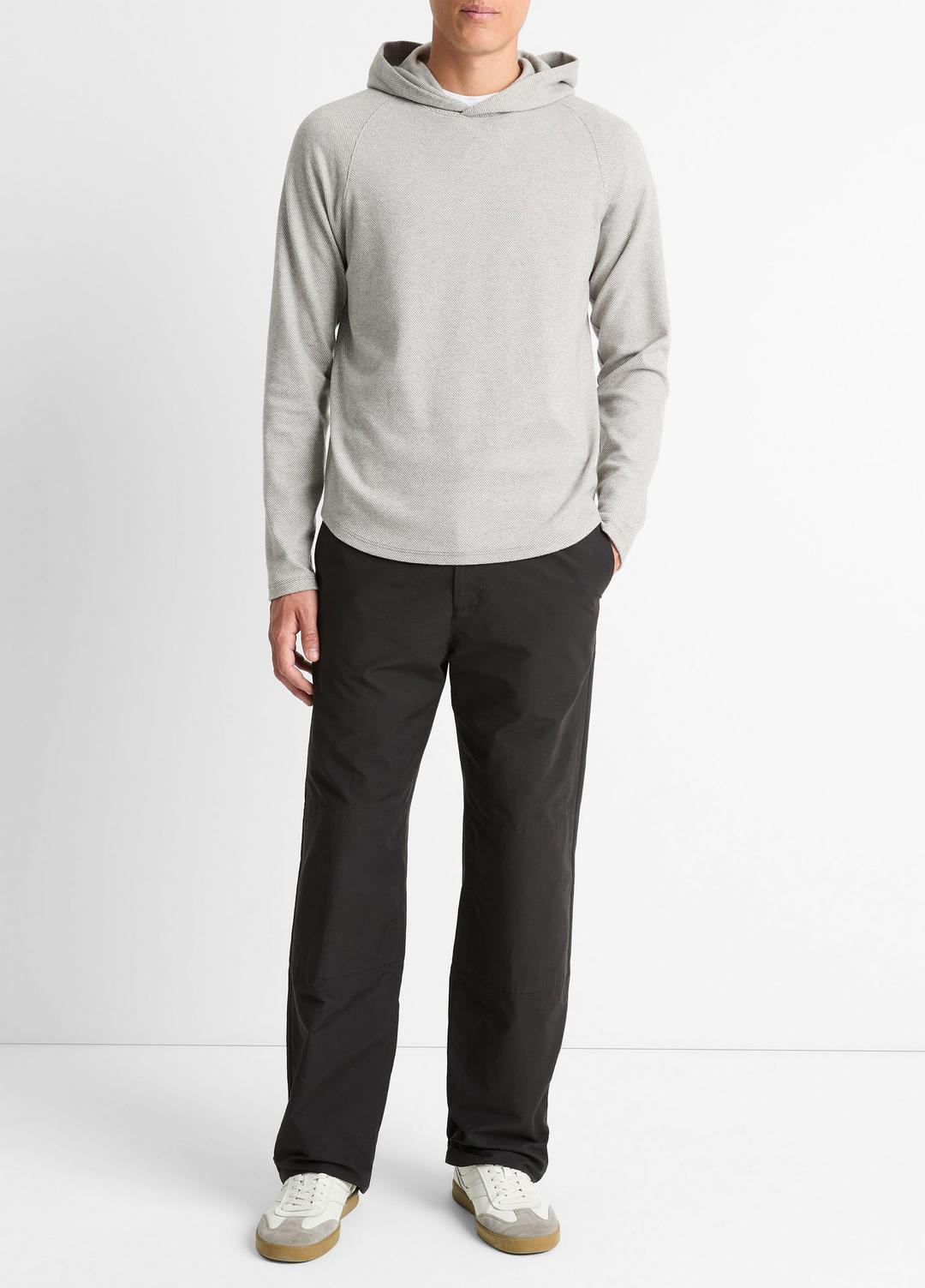 Broken Twill Pullover Hoodie in Sweatshirts & Hoodies | VINCE Men