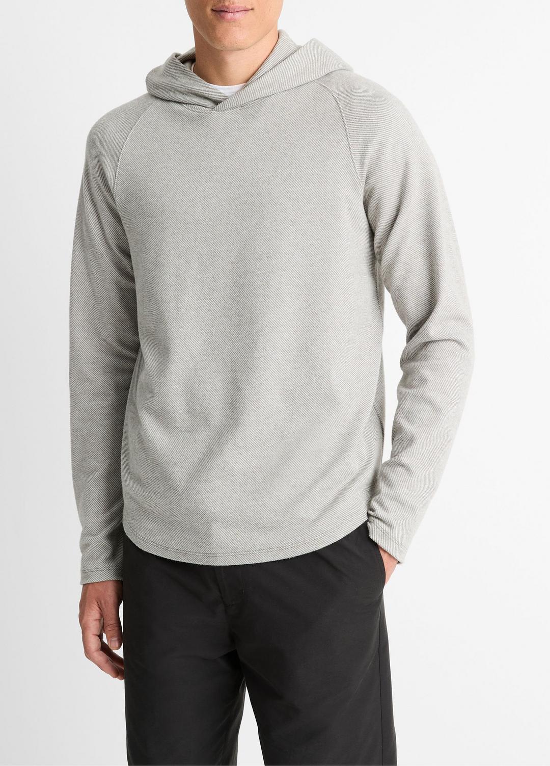 Broken Twill Pullover Hoodie in Sweatshirts & Hoodies | VINCE Men
