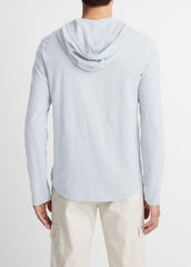 Textured Cotton Hoodie in Sweatshirts & Hoodies | VINCE Men