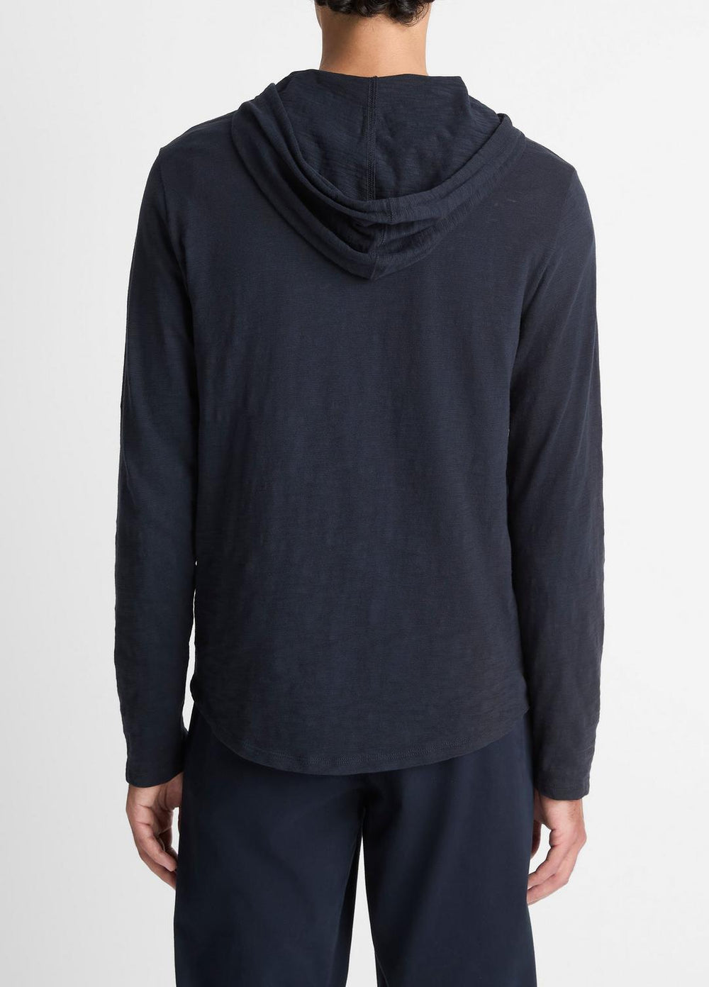 Textured Cotton Hoodie in Sweatshirts & Hoodies | VINCE Men