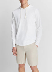 Textured Cotton Hoodie in Sweatshirts & Hoodies | VINCE Men