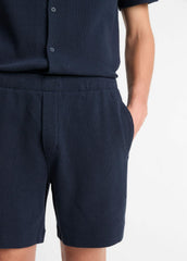 Cotton Bouclé Pull-On Short in Shorts | VINCE Men